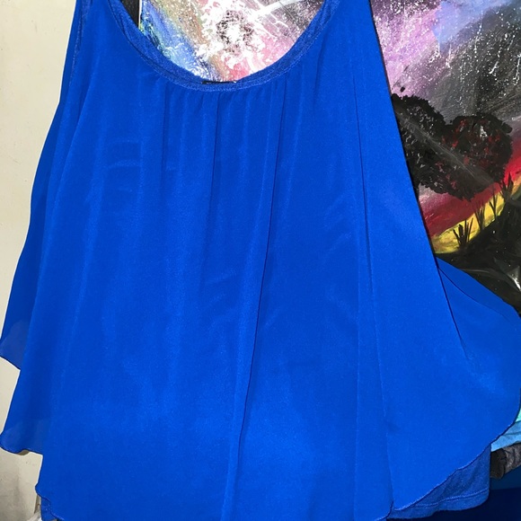 Royal blue tank top - Picture 2 of 2